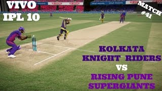 3RD MAY VIVO IPL 10 : KKR VS RPS : BEST HATRICK : MATCH  41