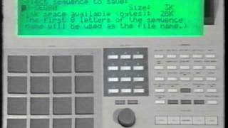 Video thumbnail for Akai MPC60 Section 7: Disk by dvdborn
