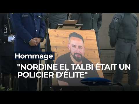 Cérémonie d'hommage à Nordine El Talbi, policier abattu en intervention - RTBF Info