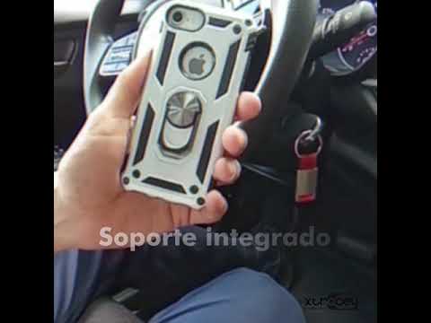 thumbnail video image 2 of Funda Resistente Uso Rudo Anillo ATTI Para Samsung A53 5G Rojo, 2 of 6