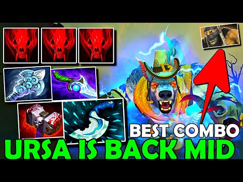 URSA IS BACK MID Best Combo New Update Enrage Carry - Dota 2 Pro Ranked Gameplay