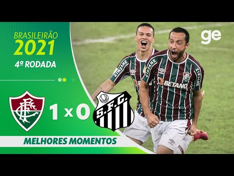 FLUMINENSE 1 X 0 SANTOS | MELHORES MOMENTOS | 4ª RODADA BRASILEIRÃO 2021 | ge.globo