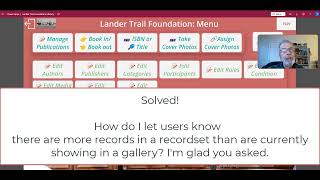 Let users know how many records are in the fully populated gallery without scrolling to the end.