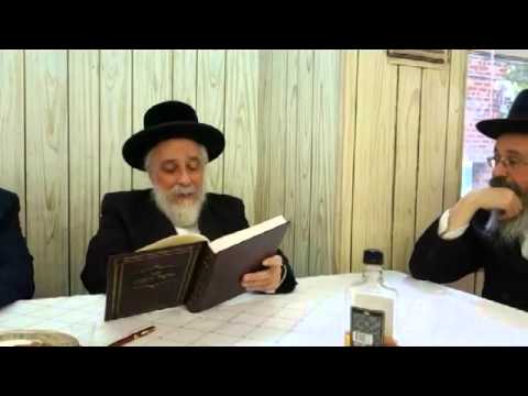Liska Rebbe shares memories of previous Liska Rebbe Erev Rosh Hashanah