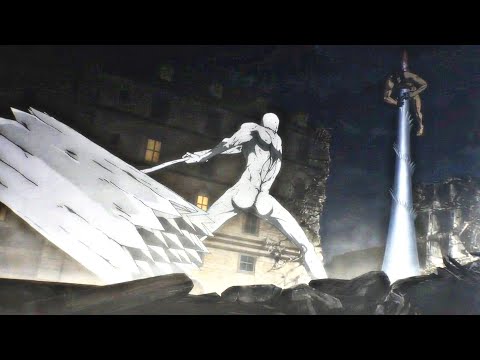 Eren vs War Hammer Titan 「AMV」- Rise ( Skillet )