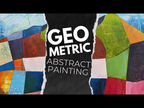 Create a Mesmerizing Geometric Abstract Painting -  INSPIRED by Robert Burridge