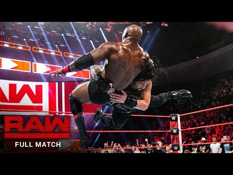 FULL MATCH - Roman Reigns vs. Bobby Lashley: Raw, July 23, 2018