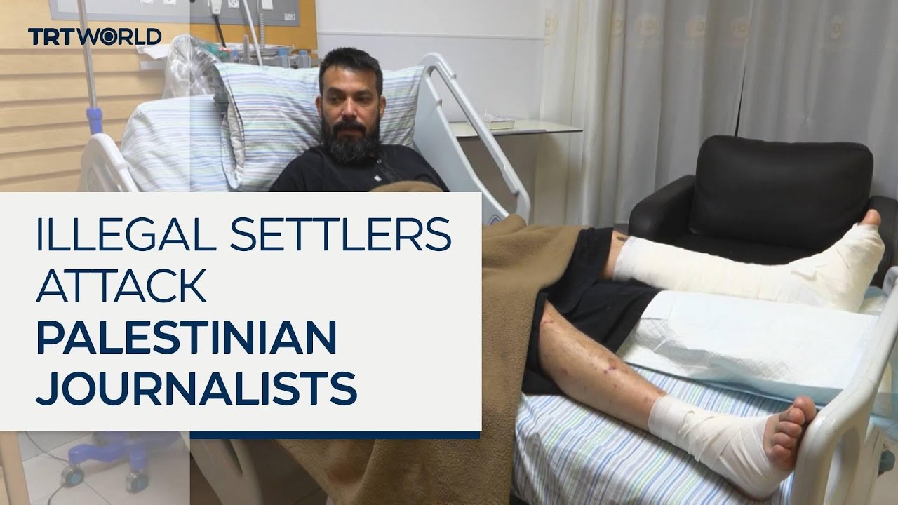 Illegal Israeli settlers attack Palestinian journalists in occupied West Bank