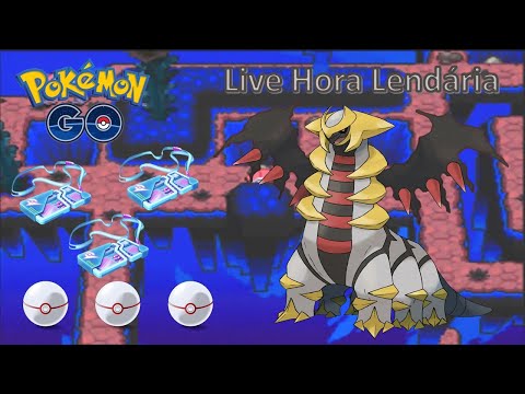 Pokémon GO - Live da Hora Lendária Giratina Forma Alterada!
