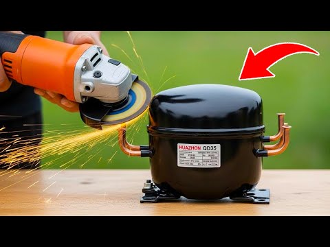 No one knows fridge compressor are a gold mine! Try reusing fridge compressor and It will SHOCK you