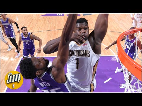 NBA球星「惡魔在此！」Zion Williamson 炸裂灌籃「單手輾壓」國王隊 Metu！🔥《The Jump》 (Reacting to Zion Williamson’s ruthless dunk over Kings’ Chimezie Metu | The Jump)