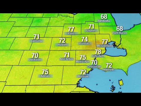 Metro Detroit weather: Cool Saturday, June 27, 2020, 11 p.m. update