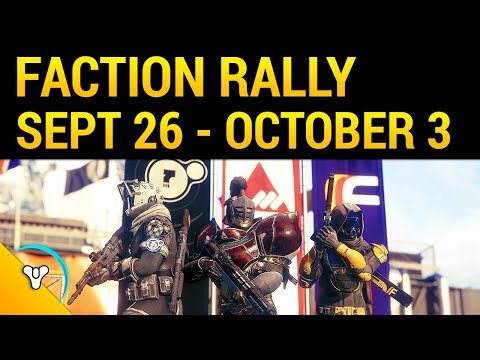 Destiny 2: Faction Rally Begins September 26th!