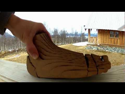 Prosthetic foot, articulated prototype sketch Video