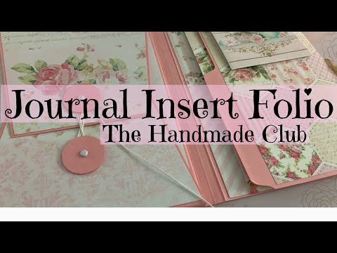 Junk Journal Insert Folio | The Handmade Club June 2021 | ShabbyArtBoutique Design Team