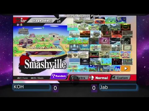CMU Smash 4 Weekly #3 - Jab (Dedede) vs. Koh (Yoshi) - Loser's Quarter's