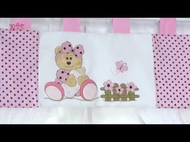 Cortina Ursa Baby Rosa | Ref: 47539