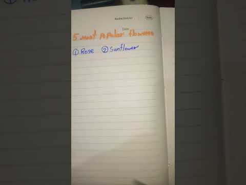 the most popular flowers in the world 🌍🌺🌹🌸🌻🥀