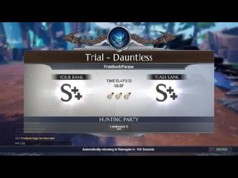 Dauntless frostback pangar trial build