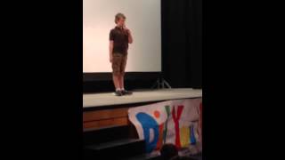 Aidan singing Jim Croce