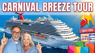 Carnival Breeze Ship Tour & Shopping Guide | Explore Shops, Decks & Cruise Fun