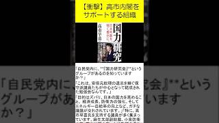 国力研究会が高市首相を支える　＃Shorts