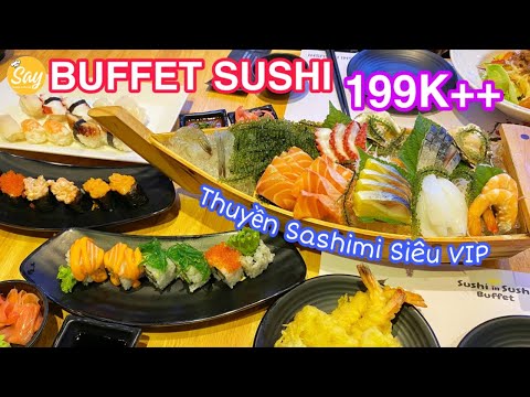 Opiniões Chi Tiết Buffet Sushi em Sushi | Chiếc Buffet