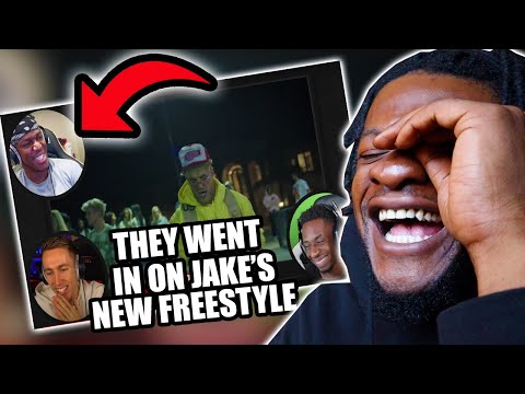 KSI ROASTED JAKE PAUL! | Sidemen React To Jake Paul - Park South Freestyle (REACTION)