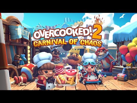 Overcooked! 2 - Carnival of Chaos Reveal Trailer (Nintendo Switch, PC PS4, and Xbox One) thumbnail