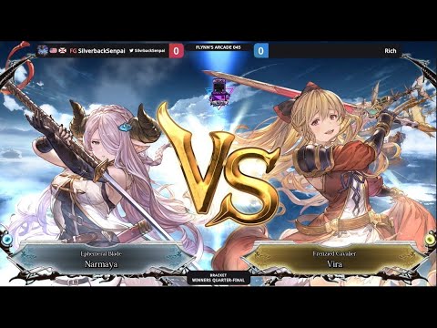 Flynn's Arcade 045 Winners Quarters- SilverbackSenpai (Narmaya)Vs Rich (Vira)Granblue Fantasy Versus