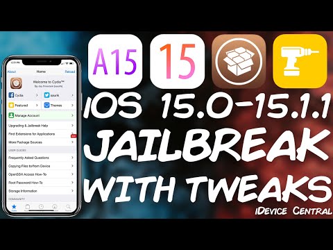 FINALLY, A JAILBREAK With TWEAKS Will Be RELEASED SOON For iOS 15.0 - 15.1.1 A12-15