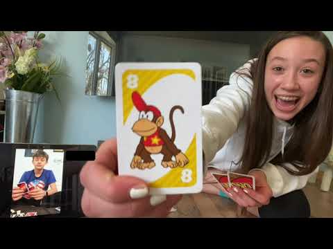 Part of a video titled How to Play UNO: Quarantine Edition - YouTube