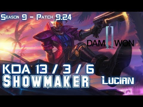 DWG Showmaker Lucian vs T1 Closer Cassiopeia Ranked Solo/Duo Korean