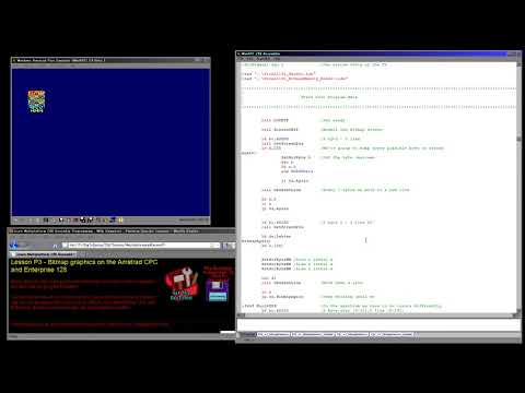 Lesson P3 - Bitmap graphics on the Amstrad CPC and Enterprise 128