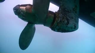 Bottom is squeeky clean and ready to sail. S/V iDos