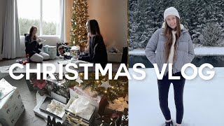 merry christmas! 🎄snowy christmas day in my life vlog 2021