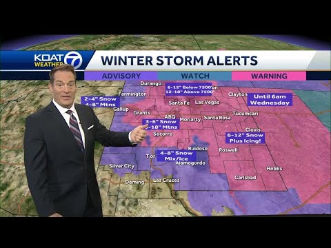 Rare October Winter Storm Warning