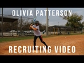 Olivia Patterson Softball Recruiting Video Class Of 2021