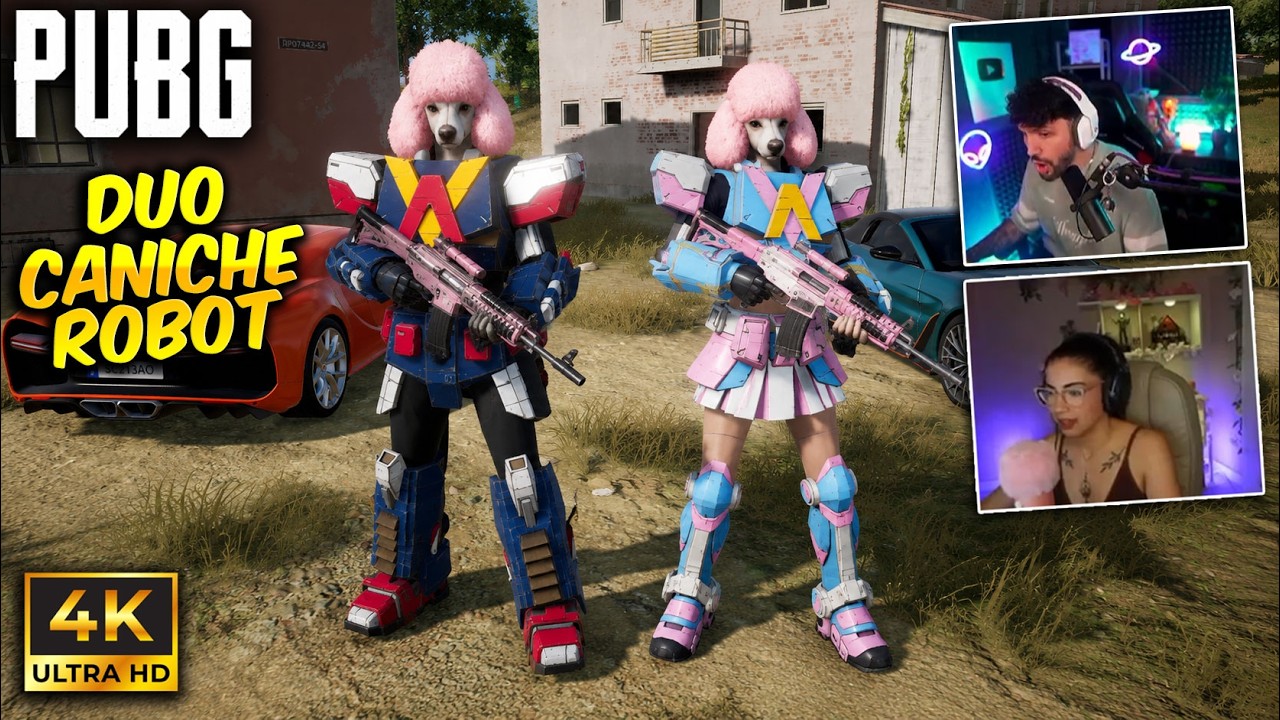 PUBG PC pero con el DUO ROBOCANICHES con DOBLE CAM en ERANGEL y KARAKIN 😂 Esto es CINE BRO