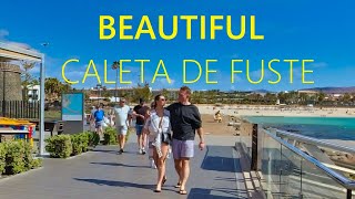 Caleta de Fuste FUERTEVENTURA Spain 2025 🇪🇸 🔴 NEW Walking Tour in Canary Islands [4K UHD]