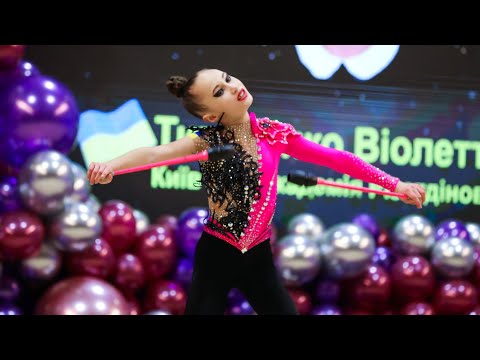🥈ОЛІМПІЙСЬКІ НАДІЇ 2021 (булави) 03.10.2021 ТИТАРЕНКО Віолетта🇺🇦 2010 р.н.