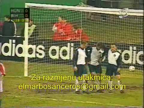 Mađarska - BiH 1:1 (Prijateljska 1999) strijelac za nas tim Meho Kodro