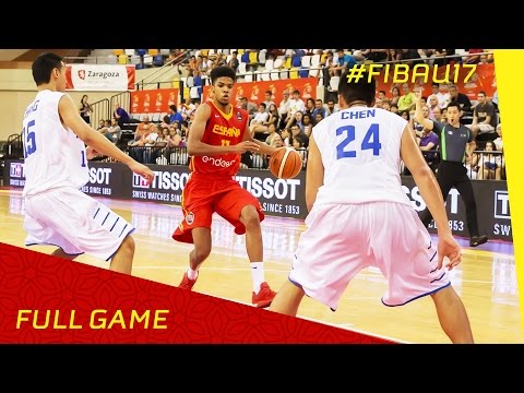 Chinese Taipei v Spain - R.o.16 - Full Game - FIBA U17 World Championship 2016
