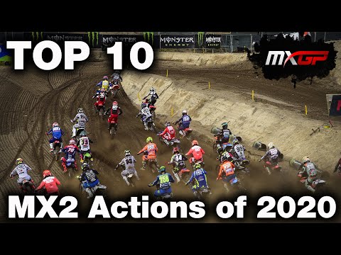 Top 10  MX2 Actions of 2020 #MXGP