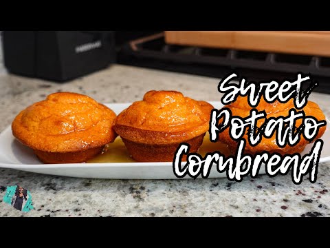 Sweet Potato Cornbread Muffins