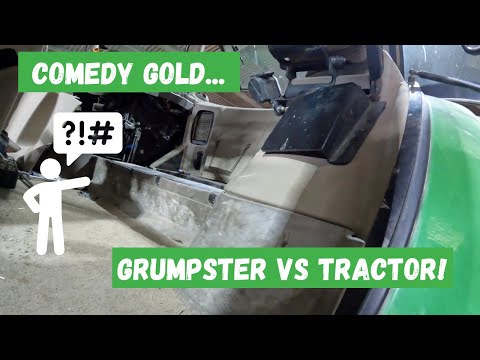 COMEDY GOLD... GRUMPY GRANDAD vs TRACTOR - Fenland Farming Adventures