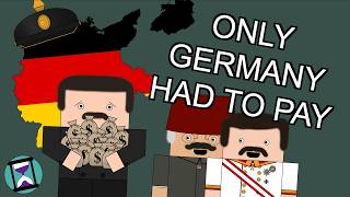 Map showing the territorial losses imposed on Germany under the Treaty of Versailles