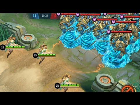 Khaleed no cooldown skill vs 10 new lords and 100 minions