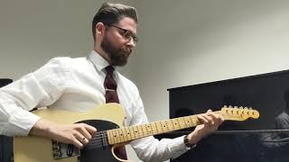Video thumbnail for Country licks over a blues in A by Zane Banks