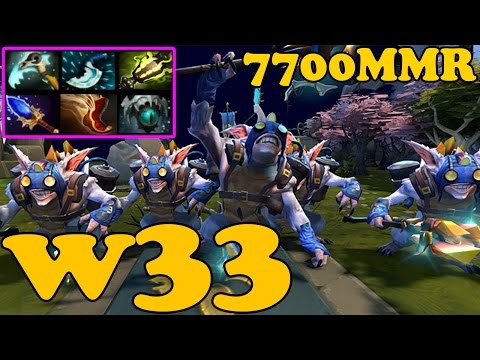 Dota 2 - w33 7700 MMR Plays Meepo vol 16 - Ranked Match Gameplay